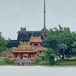 View of the Cot Co in the Citadel, directly opposite on the other bank of the Perfume River