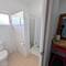 Shower was tiny. Pat, it didn't knock my elbows anywhere