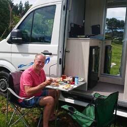 Frühstück am nächsten Morgen