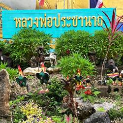 Der Hahn in Thailand bedeutet das in dem Haus das Glück wohnt