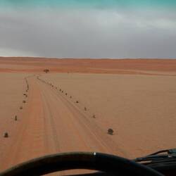 Zufahrt zur Kwessi Dunes