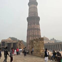 ... und heute, im alltäglichen Smog von Delhi ...