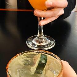 mango margarita/pepino mezcalito