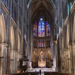 Cathedral facing alter
