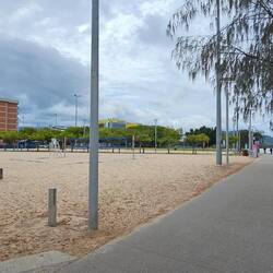 Local volleyball courts