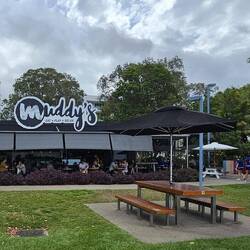 Lunch spot with waterfront views