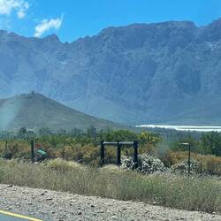 Unterwegs auf der R60, nordöstlich von Kapstadt