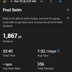 Little over a mile