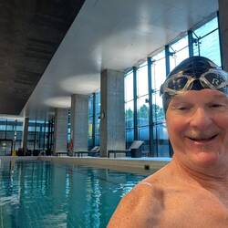Felt good to swim today