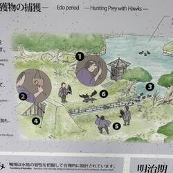 Poster depicting hunting method.