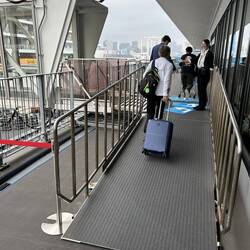 After our tours, we arrived at the ship. Easy boarding. We will set sail at 6:00