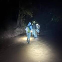 Hiking through the Amazon at 3am