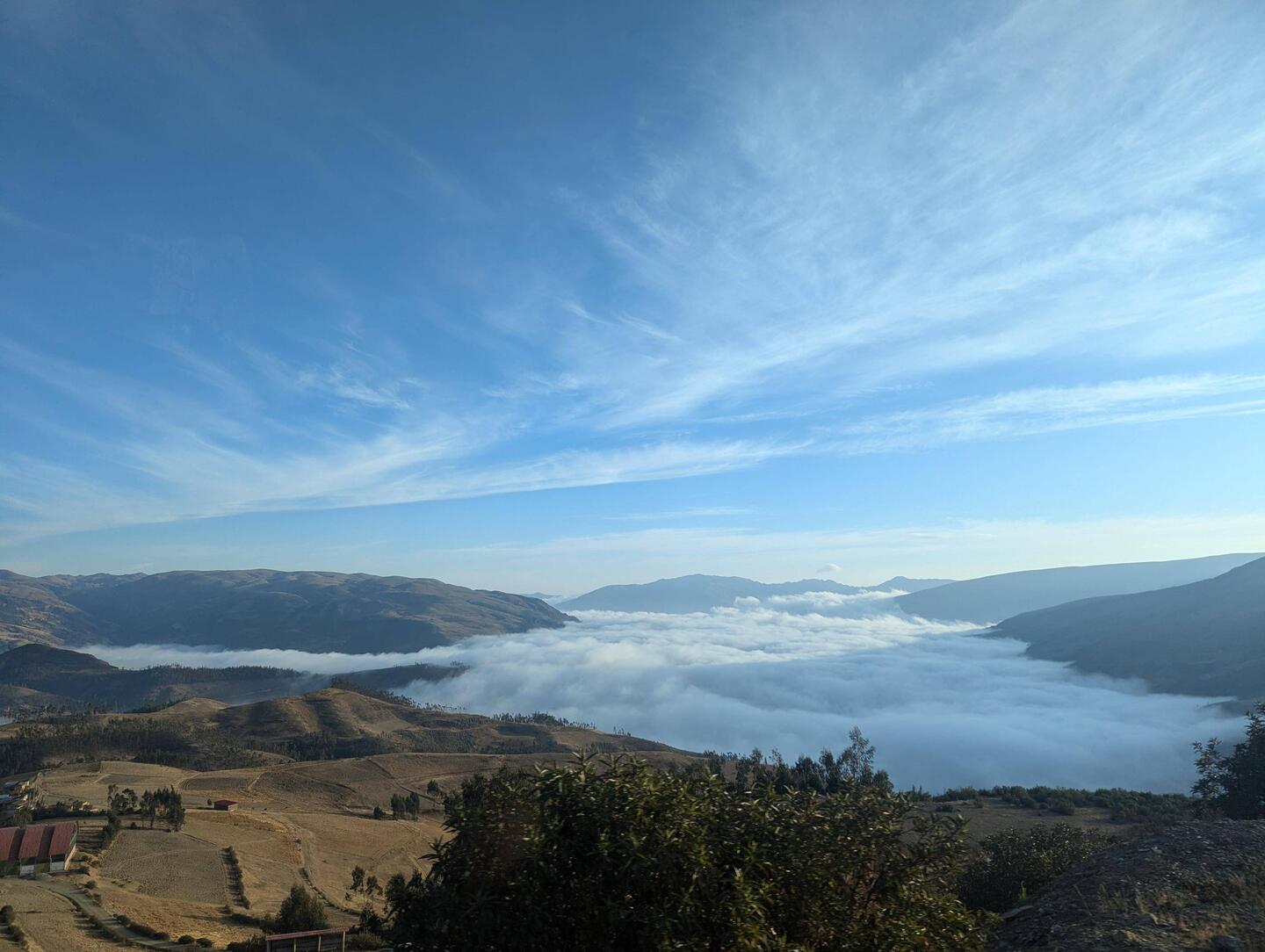 Above the clouds