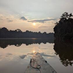Early moring sun on the ox-bow lake