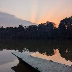 Sunset on the ox-bow lake