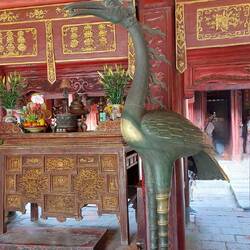 House of Ceremonies; a crane standing on a tortoise