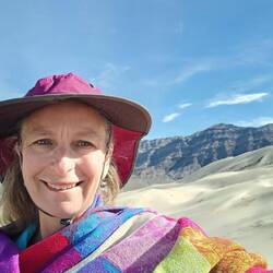 I had this lower dune to myself for about 45 minutes, and not even too cold!