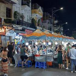 Night Market: It is in the middle of the street