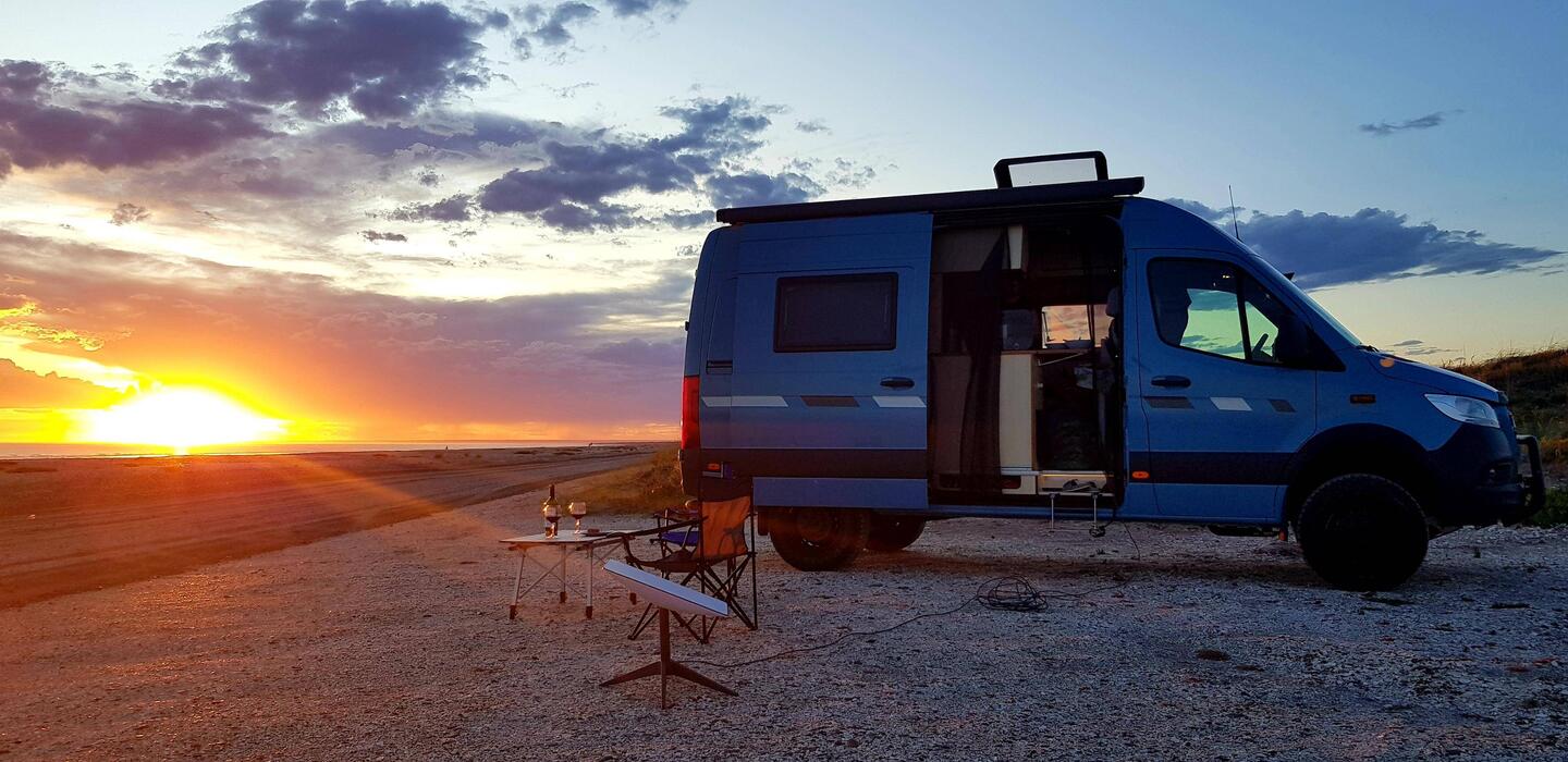 Lovely sunset. San Antonio Este.