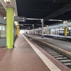 Metz station very cold!