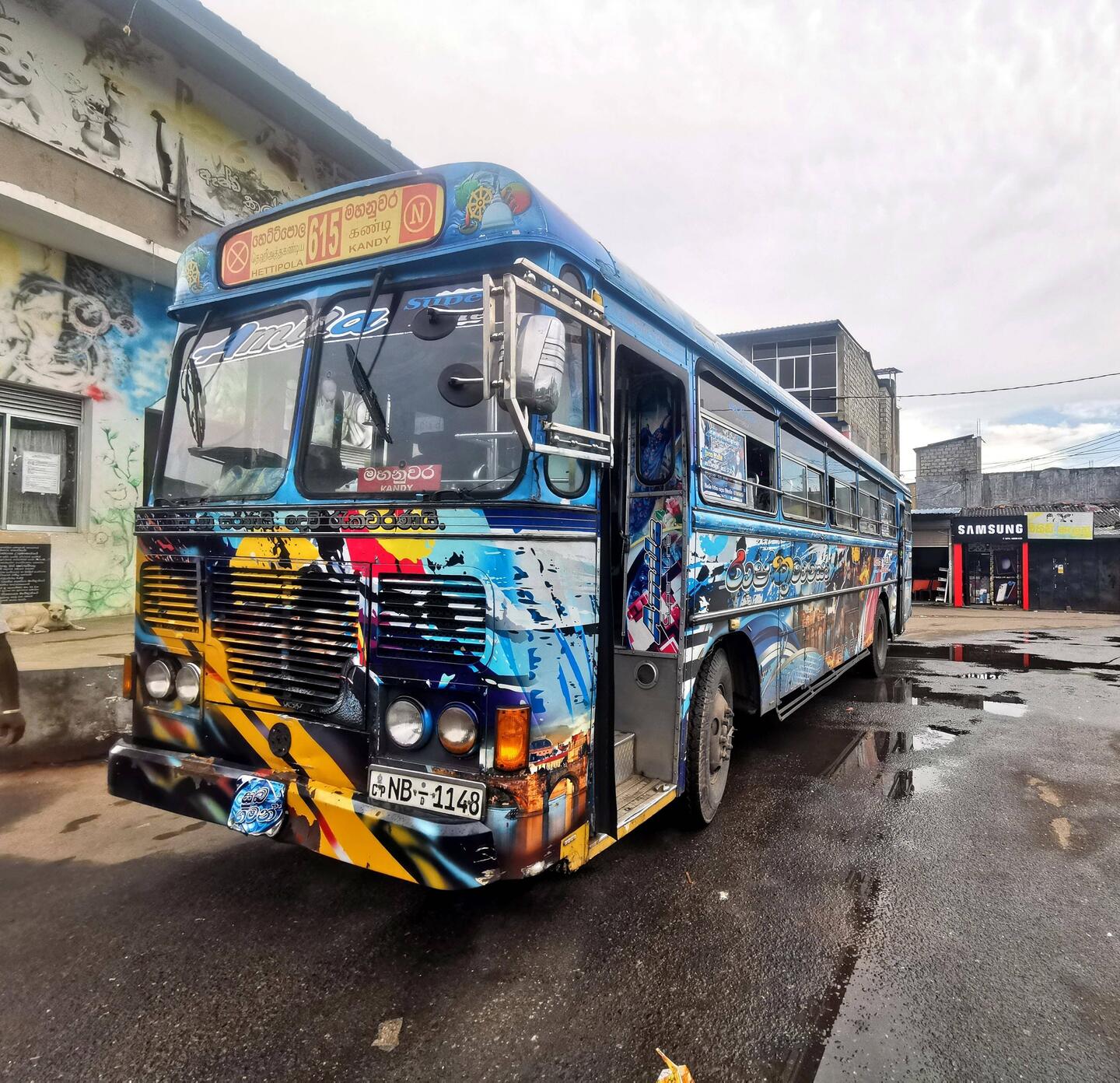 Mein Bus nach Kandy