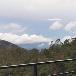 Blick von der Unterkunft