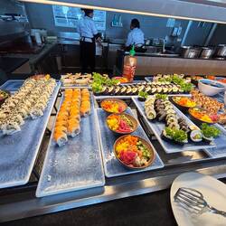 Klar gibt's ein Sushi Buffet 😂