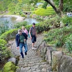 Momijiyama Garden, the grounds around remains of Sunpu castle.