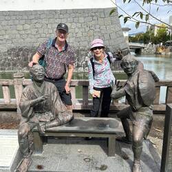 Comedy Yaji, Kita, 2 samurai in Edo period. journey to the Temple of Ise, where all will be right