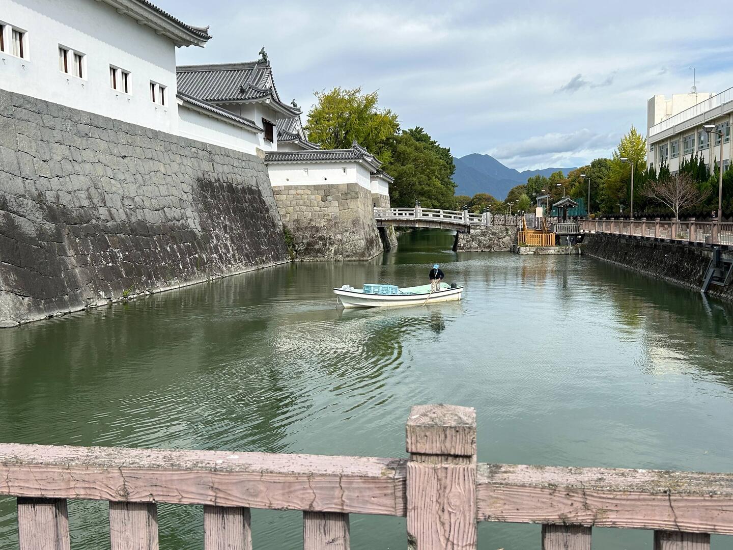 Moat around outside of Sunpu castle. Two other moats inside were filled in.