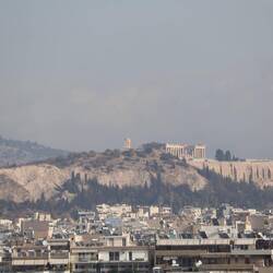 Akropolis aus der Ferne, Athen