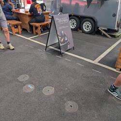 Cool trailer, food shop