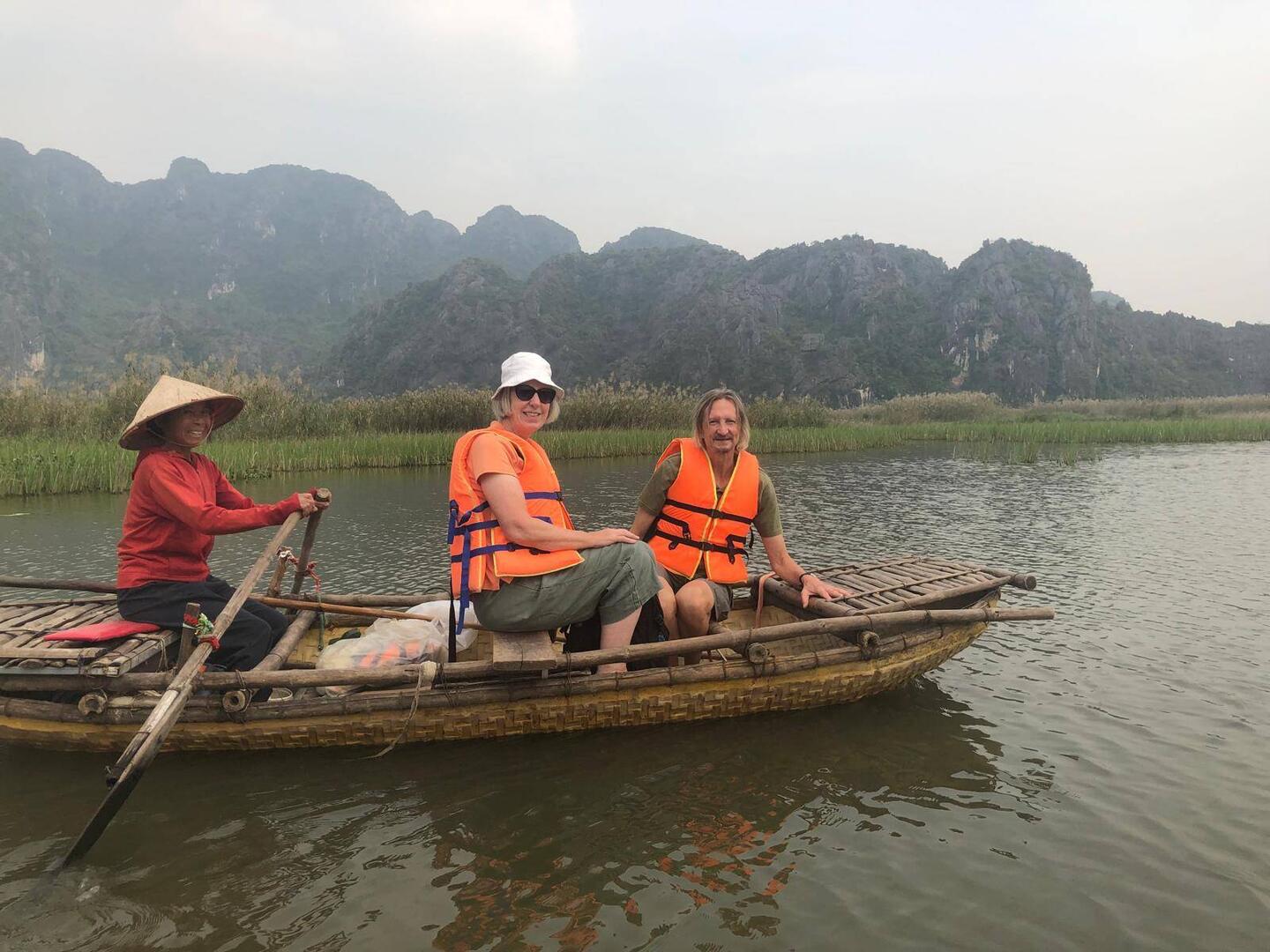 Van Long Wetlands Nature Reserve; boat trip
