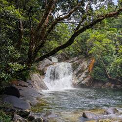 Der obere Wasserfall