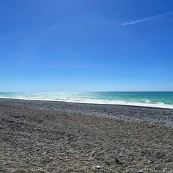 Beach St.Andrews, Steine so weit das Auge reicht