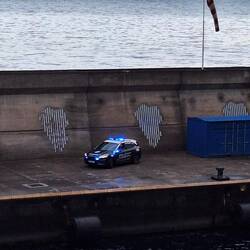 Verabschiedung durch die Polizei