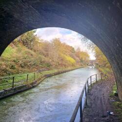 View from the north portal of Netherton Tunnel
