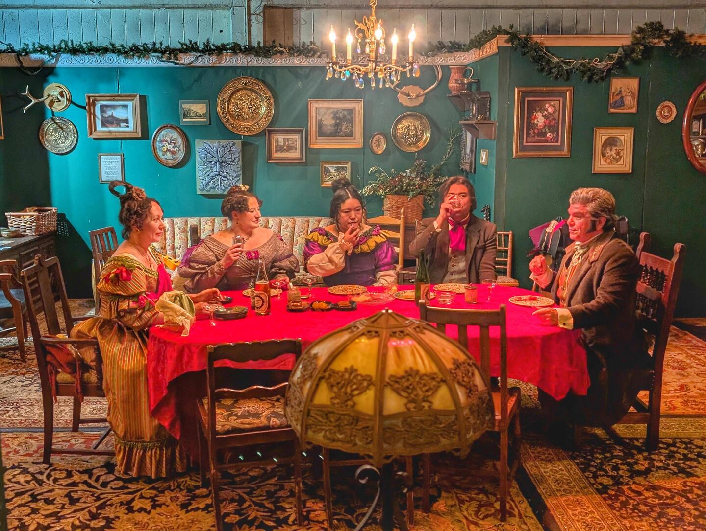 A boisterous Victorian lunch