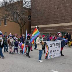 Small LGBT contingent in the Midwest