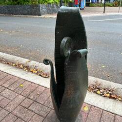 Metal bollard