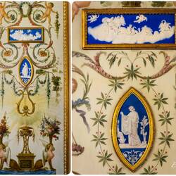 The Albertina Museum — Prunkräume (the State Rooms) ... detail from the Wedgwood Cabinet — Vienna.