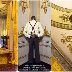 The Albertina Museum — Prunkräume (the State Rooms) ... detail from the Reception Salon — Vienna.