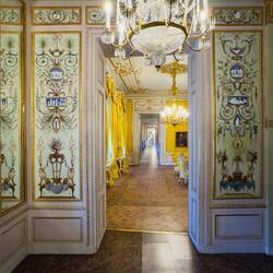 The Albertina Museum — Prunkräume (the State Rooms) ... Wedgwood Cabinet — Vienna, Austria.