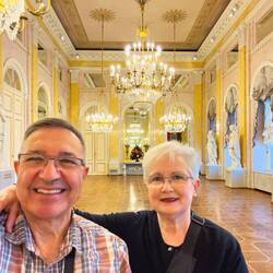 The Albertina Museum — Prunkräume (the State Rooms) ... Hall of Muses — Vienna, Austria.