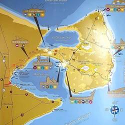 Map of Peninsula Valdez.