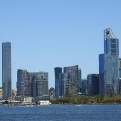 Perth from Heirisson Island
