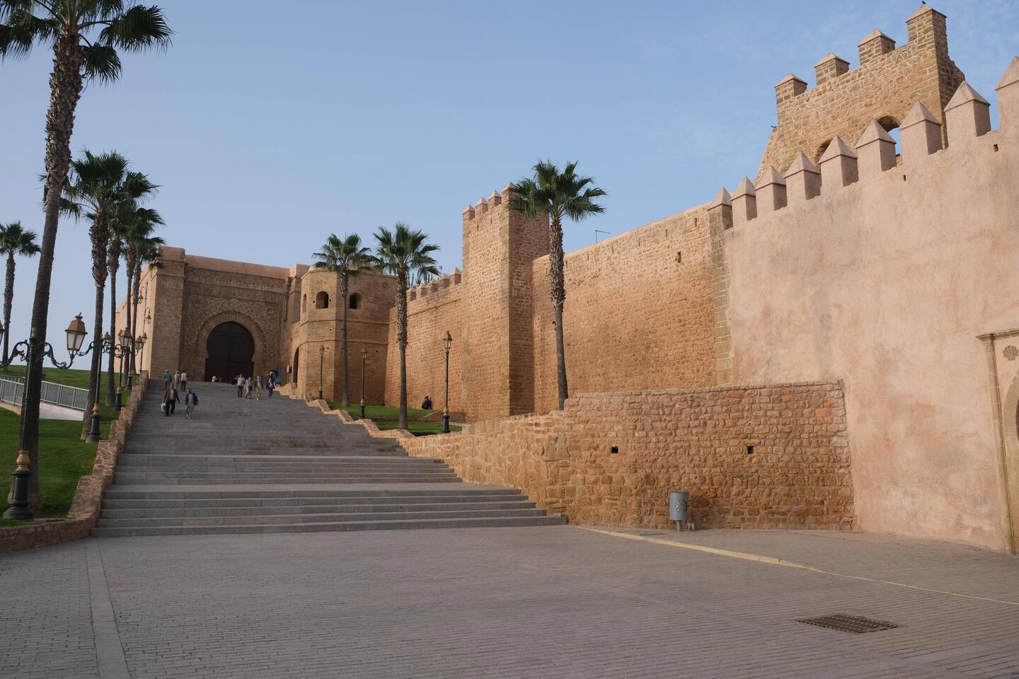 Stadtmauer der Kasbah des Oudayas