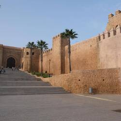 Stadtmauer der Kasbah des Oudayas