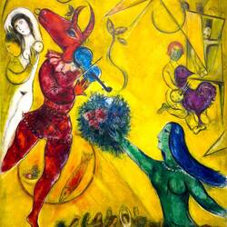 Chagall Albertina Exhibit "The Dance" by Marc Chagall ... The Albertina — Vienna, Austria.