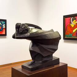 "The Avenger" by Ernest Barlach ... The Albertina — Vienna, Austria.